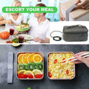 USB Thermal Insulation Lunch Food Box Warmer Heating Container Bags Storage Q5G3