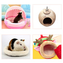 Warm Hamster Nest Pad Pet Chinchilla Rabbit Guinea Pig Bed Velvet Soft Cushio
