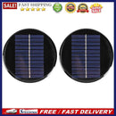 6V 0.8W Round Epoxy Polysilicon Solar Panel Module 24 Solar Cells 100mm Diameter