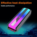 M.2 SSD Cooler Heatsink 5V 3Pin ARGB 2280 Solid State Hard Disk Radiator Newly
