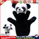 2pcs Cute Animal Hand Glove Finger Puppet Parent-Child Plush Toys (Panda) Newly