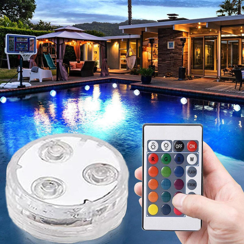 Waterproof Swimming Pool Candle Light Waterproof Pool Light With Remote Control`