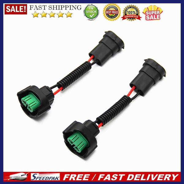2pcs H11 H9 H8 Extension Wiring Harness Sockets Wires for Halogen Headlight 20cm