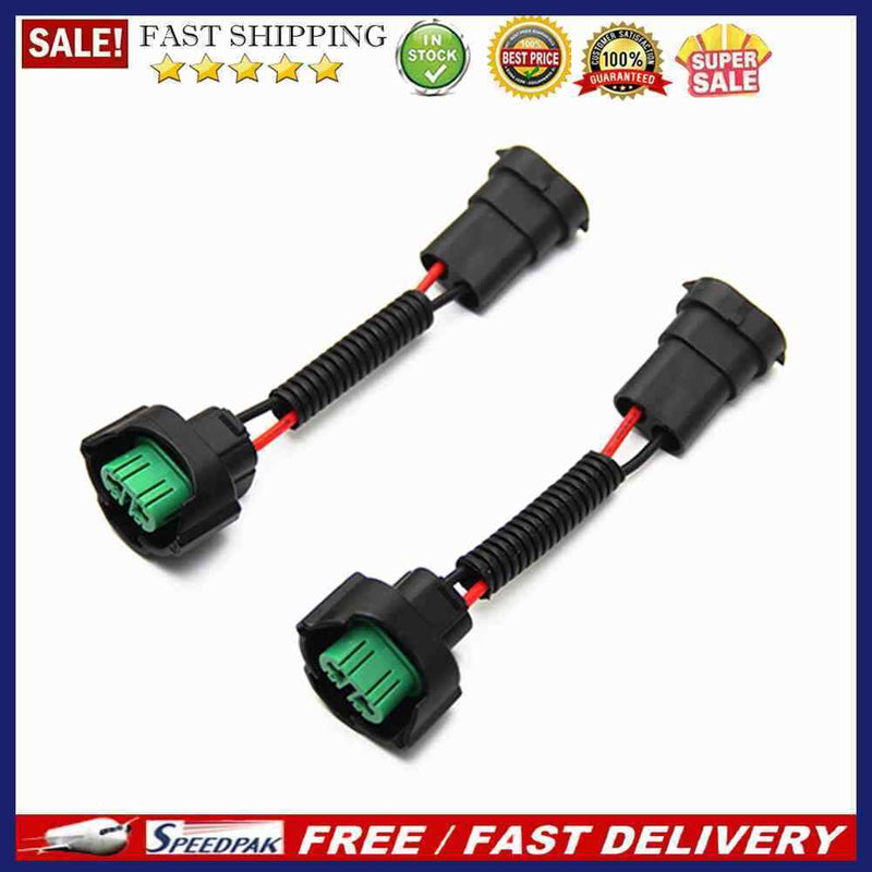 2pcs H11 H9 H8 Extension Wiring Harness Sockets Wires for Halogen Headlight 20cm