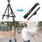 Portable Adjustable Metal Sketch Easel Aluminum Alloy Stand for Drawing Painting