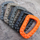 5PCS Useful Backpack Hiking Snap KeyChain Buckle Hook D-Ring Clip Carabiner