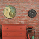 Round Yin and Yang Metal Plate Tin Sign Poster Plate Wall Home Decor Iron Paint