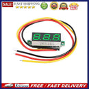 0.28 inch DC 0-100V 3 Wire Mini LED Screen Gauge Voltage Meter Voltmeter To