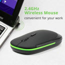 Adjustable DPI Computer Peripherals USB Receiver Gaming Mice Wireless Mouse