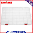 48-Compartment Transparent PP Plastic Fishing Lure Storage Box Container