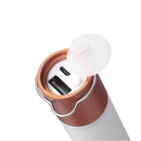 Camping LED Telescopic Flashlight with Tripod Nuts Rechargeable Torch (C)