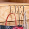 Magic Dual Over Door Hooks Storage Kitchen Cabinet Steel Hook Door L0E4