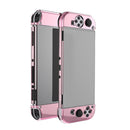 Crystal Clear Anti-Scratch Case for NS OLED Transparent Flip Protector Shell