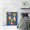 HandPainted Oil Paint Kill Time Picture Colouring Artcraft Firefly Glass Bottle