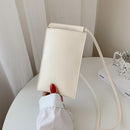 Women Casual Leather Solid Color Shoulder Bag Fashion Mini Purse Messenger Bags