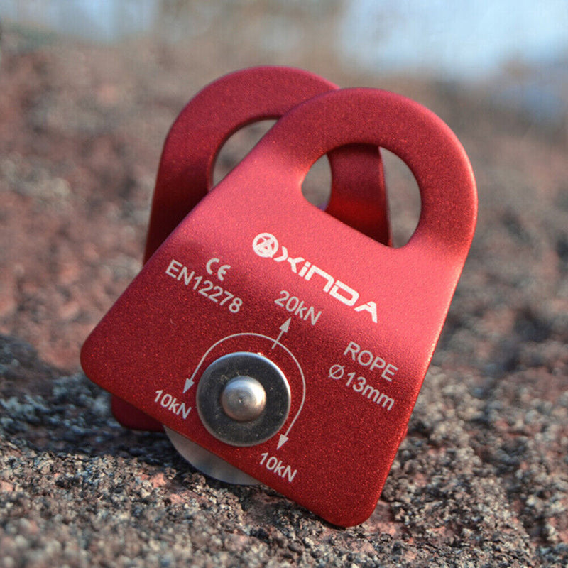 Rock Climbing Pulley Aluminum Alloy Outdoor Survival Mountaineering Equipme