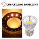 COB Spotlight 9W led Lights E27 AC 85-265V Bulb Lamp Decor (Warm White) Newly