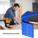 Round Center Line Scriber 45 Degree Drawing Pen Blank Center Finder (Blue) Newly