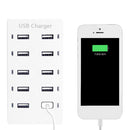 10 Port USB Charger 50W Desktop Charging Station for Phone Tablet (EU) Newly