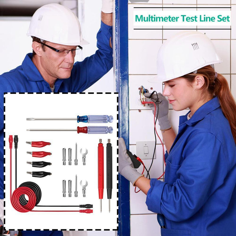 18pcs Universal Multifunctional Multimeter Test Line Set with Screwdrivers
