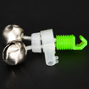 5pcs/lot Fishing Bite Alarms Night LED Fishing Rod Clamp Tip Clip with Bell Ring