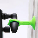 2pcs Anti-collision Door Handle Silencer Doorknob Wall Crash Pad (Green)