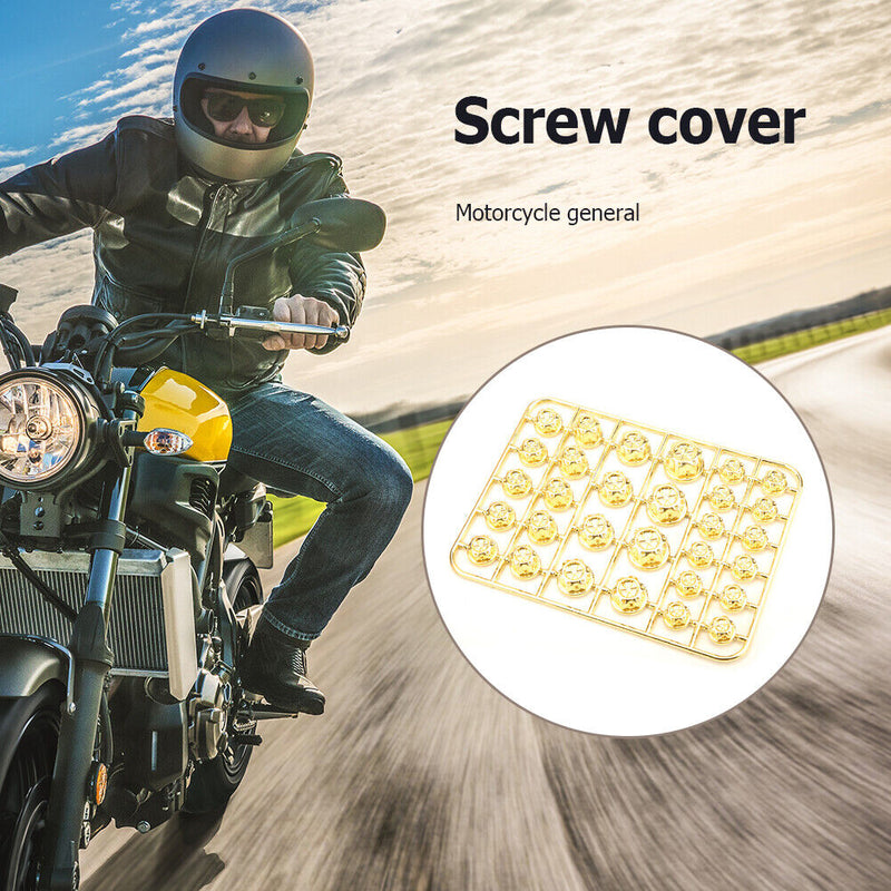 30pcs/Set Motorcycle Screw Cap Cover Car Bicycle Accessories for Motor Scoote