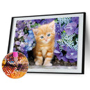 5D DIY Full Drill Diamond Painting Lovely Cat Cross Stitch Embroidery Rhine