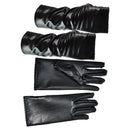 Hip-Hop Dance Gothic Punk Black Gloves Dress Up Halloween Leather Gloves