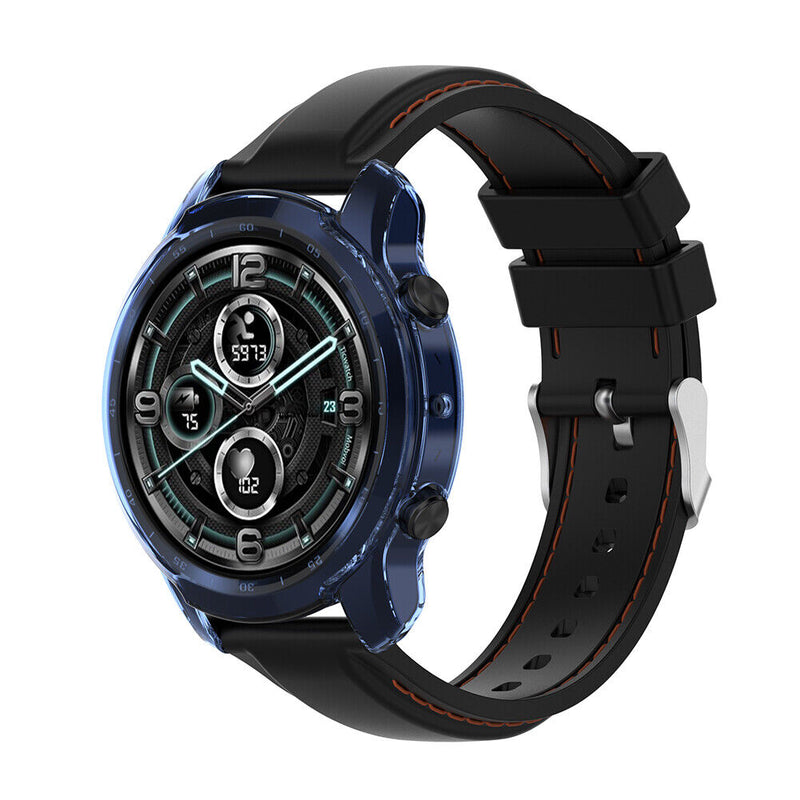 TPU Watch Protective Case for Ticwatch Pro 3/Pro 3 Lite (Transparent Blue)