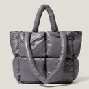 Women Checkered Quilted Shoulder Bag Female Casual Solid Color Underarm Bags