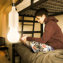 LED Pull Cord Bulbs Hanging Battery Powered Outdoor Decor Warm White Night Light