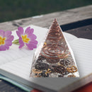 5cm Orgonite Pyramid Heal Chakra Crystal Stone Energy Orgone Generator (E) Newly