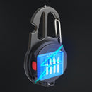 Mini LED COB Keychain Flashlight Emergency Work Light Corkscrew+ Tripod (B)