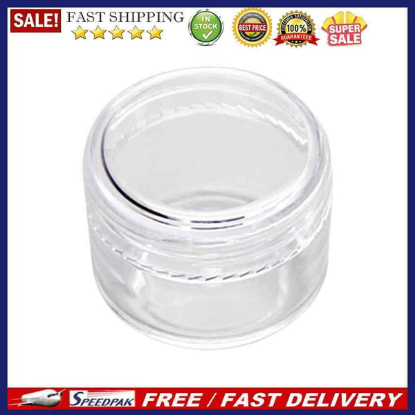 3g Empty Jewelry Bead Storage Box Small Round Sample Bottles Container Jars