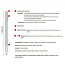 Bluetooth-Compatible Tablet Stylus Pen for Microsoft Surface Pro X/8/7/6/5