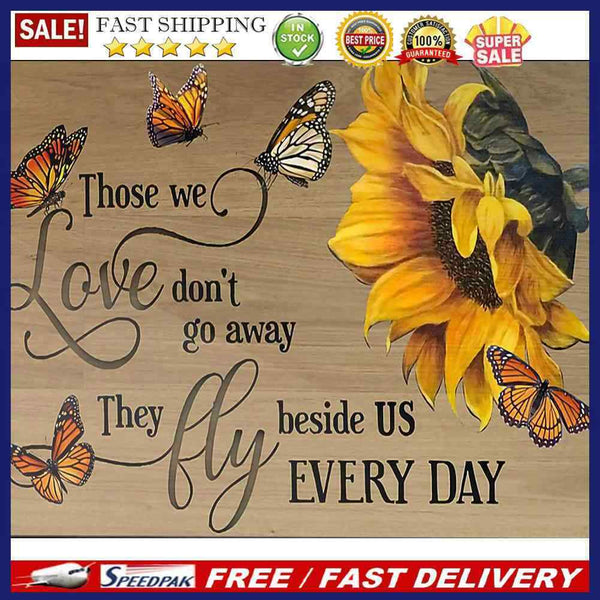Letters Sunflower Oil Paint By Numbers Kit DIY Home Decoration Gift Wall Pict