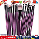 15Pcs Makup Brushes Tool Set Eyeshadow Eye Brush Kits?Purple Black? Newly