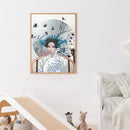 Chinese Style Beauty 5D Diamond Painting Partial Special Shaped Drill (K058)