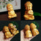 Mini Wooden Buddha Statue Statuette Handicrafts Ornaments Gift Craft Decor O0T4