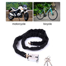 Vehicle Protection Motorcycle Padlock Bicycle Scooter Chain Lock Anti-theft