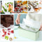 Ice Tray - Ice Cube Tray with Lid and Bin (3 Trays 1 Ice Bucket & Scoop)