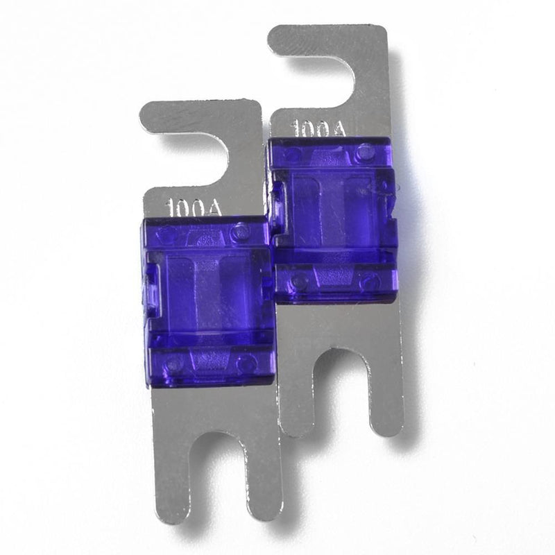 5pcs Nickel Plated Car Audio 32V AFS Mini ANL Fuses Auto Stud Fuses (100A) Newly