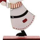 Children Santa Claus Wooden Craft Desktop Decoration Chrismtas Wood Ornament