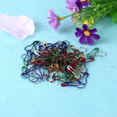 100pcs/Box Mixed Color Safety Needles Calabash Pumpkin Mold Safety Needle