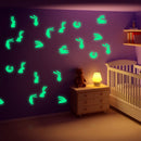 Easter Bunny Stickers PVC Luminous Festival Decals Window Kids Room Decoration