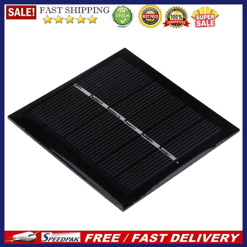 3V 0.6W Solar Panel Epoxy Polycrystalline Silicon DIY Battery Power Charge