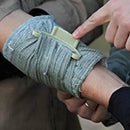 Wound Hemostatic Bandage Bleeding Treat & First Aid Training (6 Inches) Newly