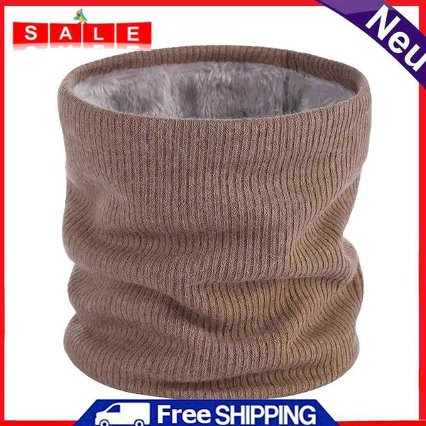 Scarf Neck Cover Outdoor Sports Skiing Cycling Warm Knitted Scarves Double Layer