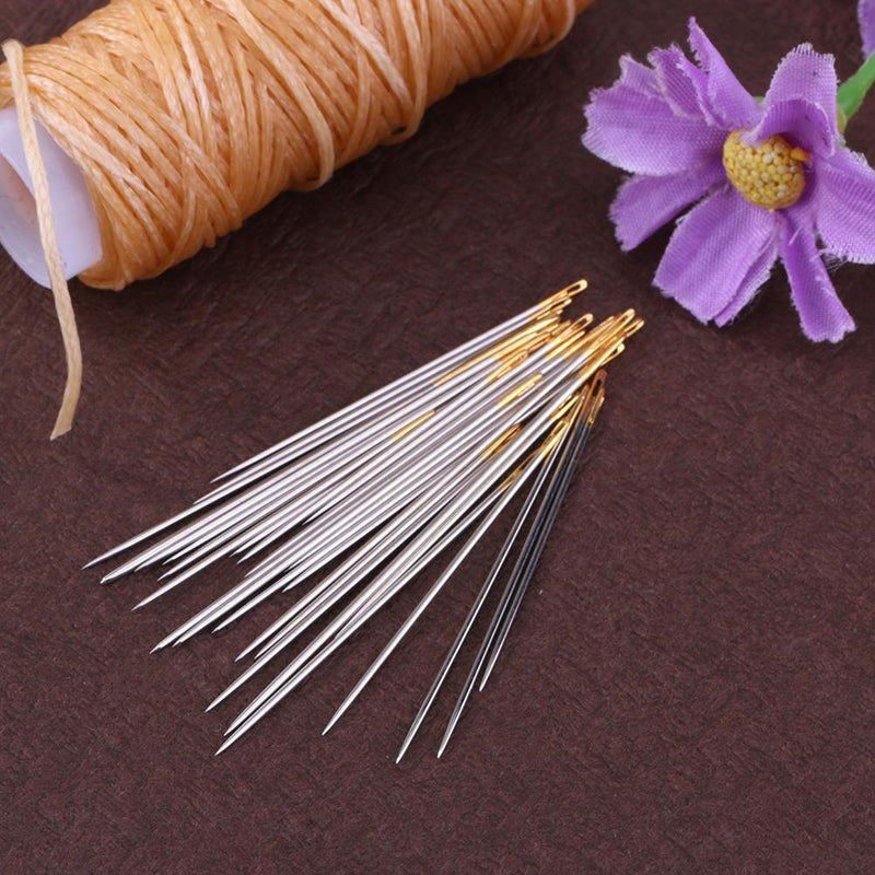 16pcs/set Hand Sewing Needles Kit Household ?Leather Carpet Repair Tools Newly